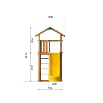 Детский игровой комплекс Jungle Cottage JC1 - 5